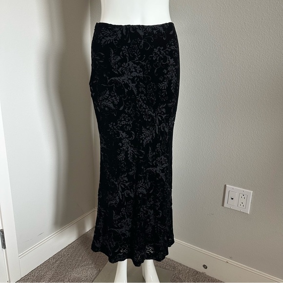 RALPH LAUREN Velvet Burnout Baroque skirt - Picture 1 of 7